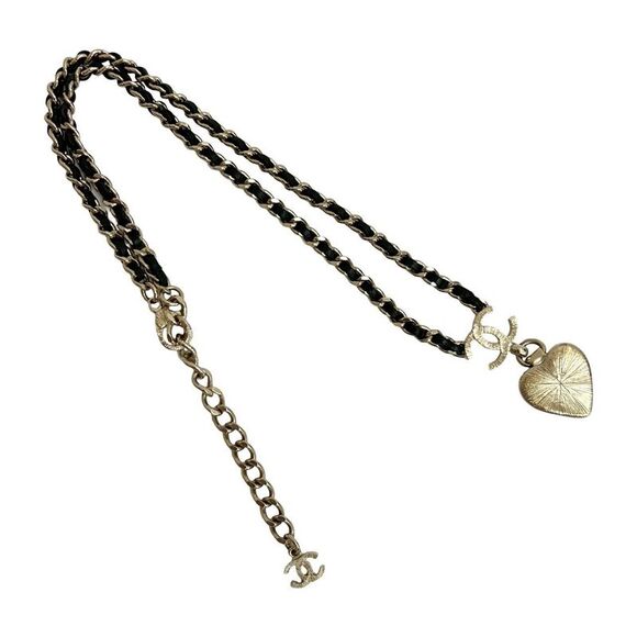 Chanel Coco Mark Heart Necklace